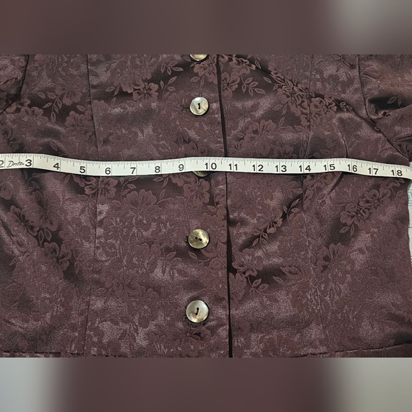 NEW FRONTIER, Elegant short blazer size 8, with mandarin collar - Picture 7 of 11